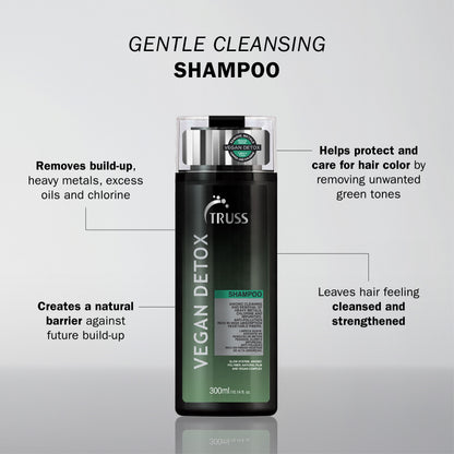 TRUSS Professional Vegan Detox Shampoo 300 Ml/10.14 Fl.Oz