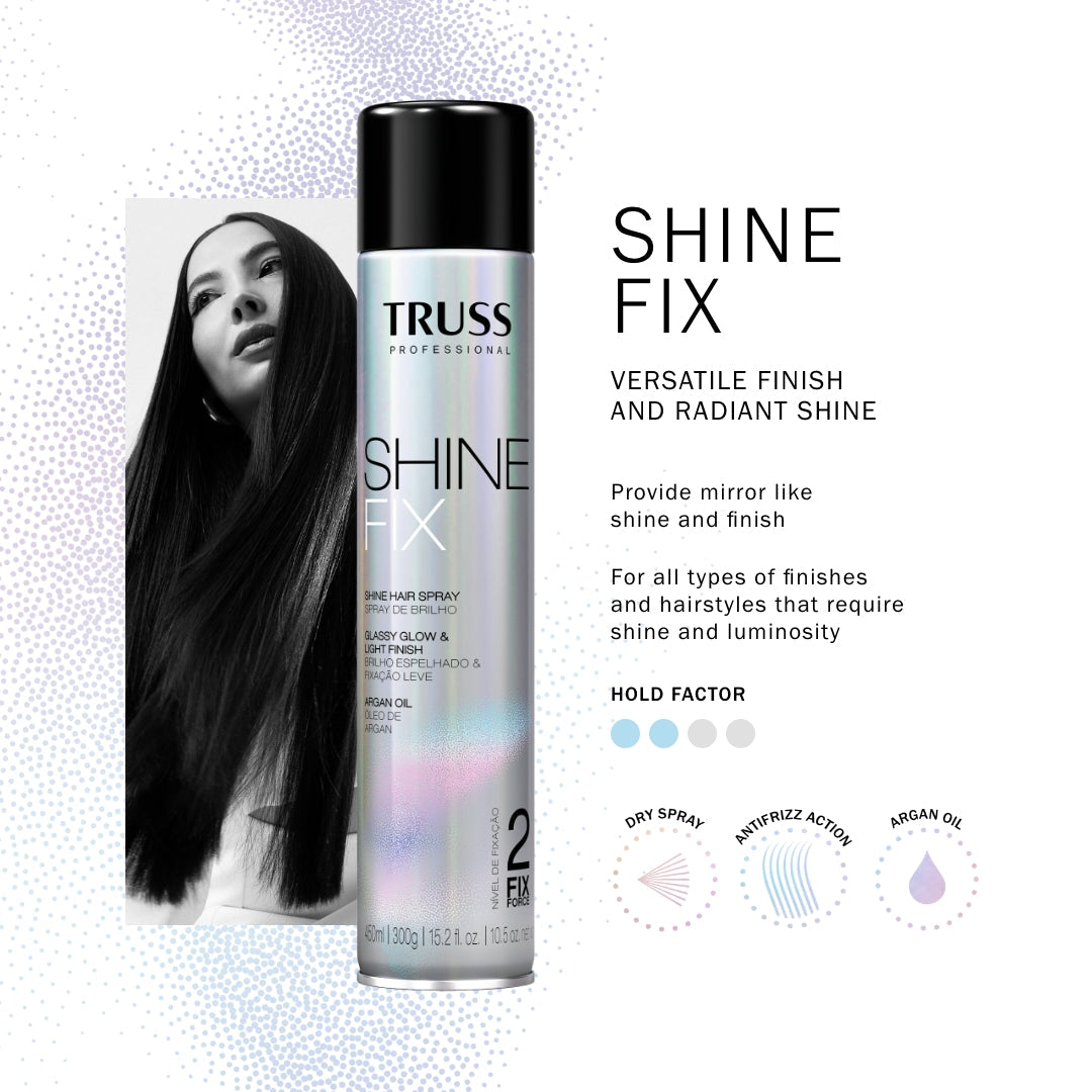 TRUSS Professional Fix Shine Hairspray 450Ml / 15.2 Fl.Oz