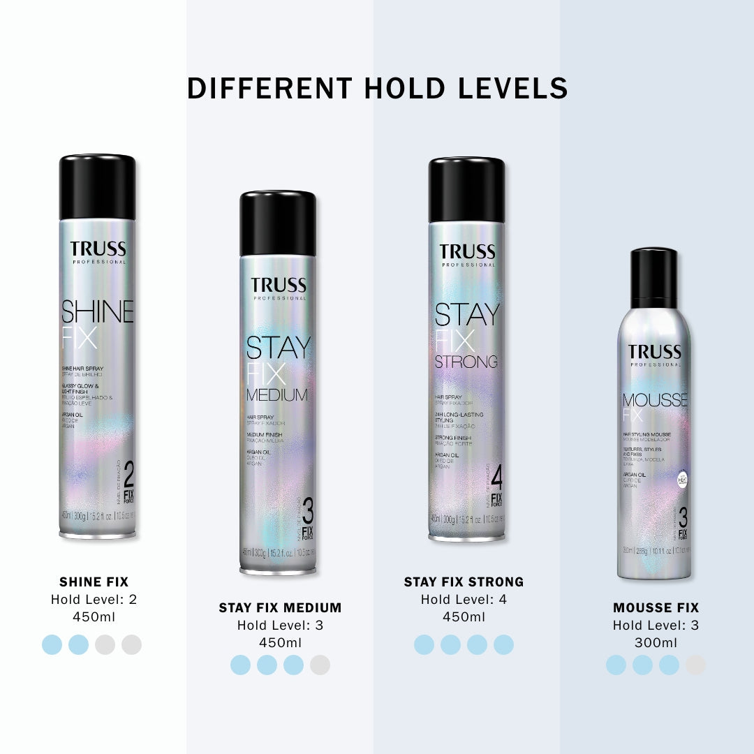 TRUSS Professional Fix Hairstyling Mousse 300Ml / 10.1 Fl.Oz